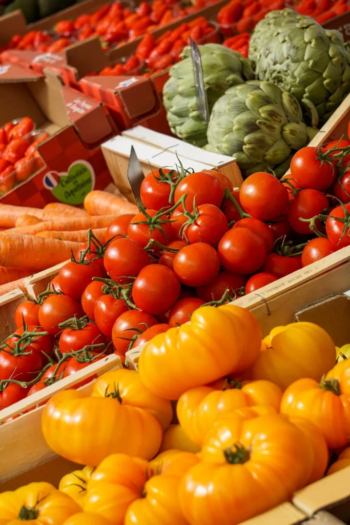 faire ses courses au marché