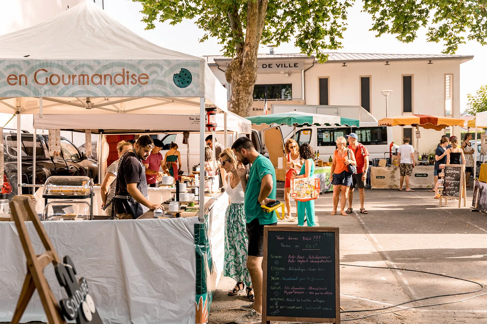 Le marché des producteurs de Labenne