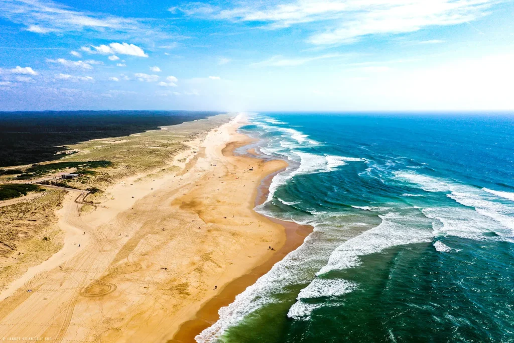 La plage océane de Soustons plage