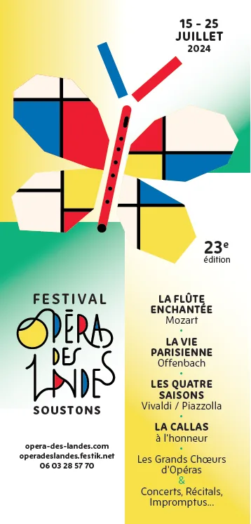 Affiche du Festival Opéra des Landes Soustons 2024