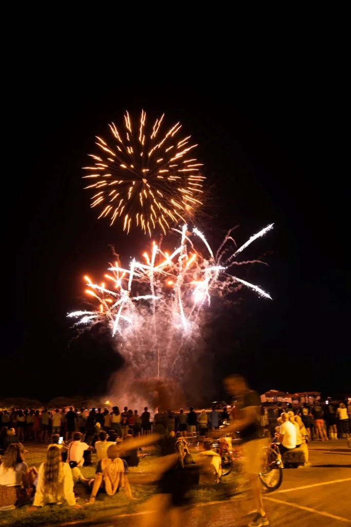 Feu d'artifice à Vieux-Boucau