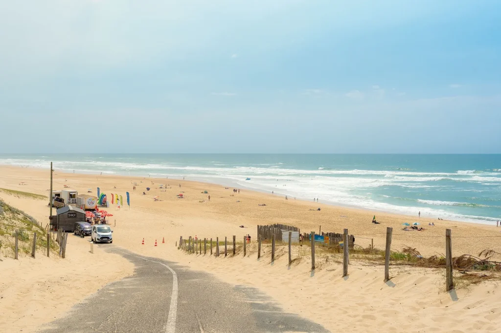 Profiter de la plage sud de Messanges en été