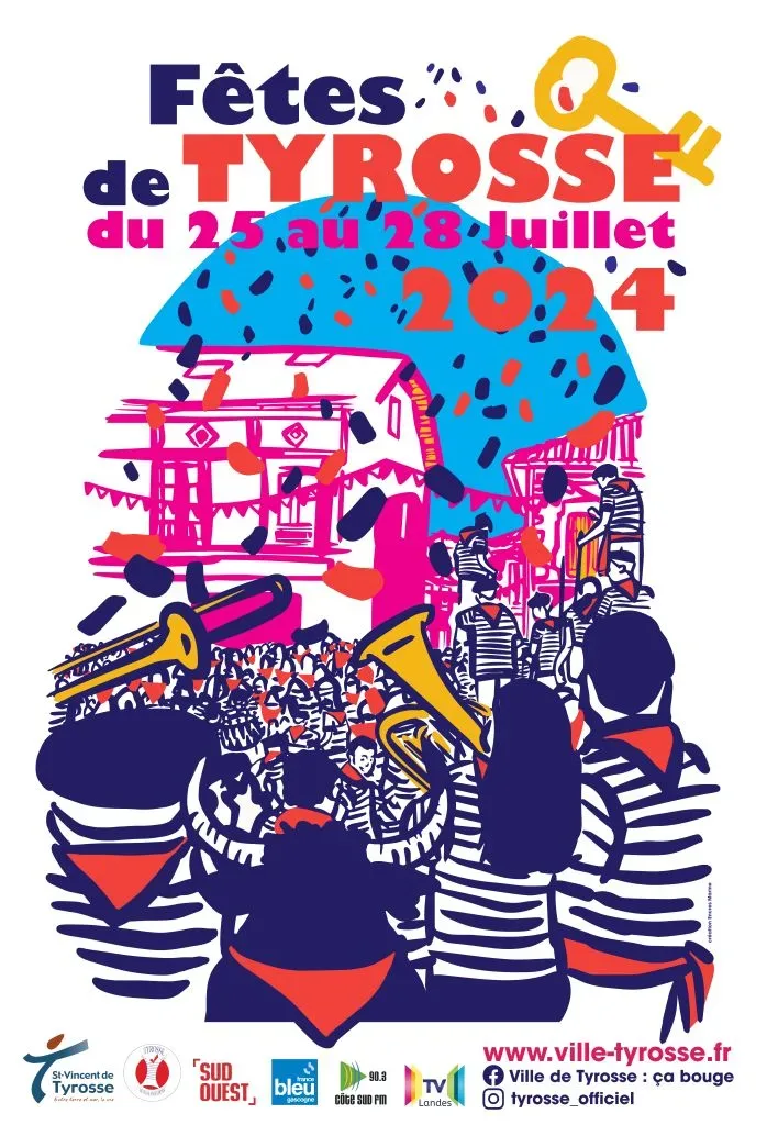 affiche fetes de tyrosse 2024