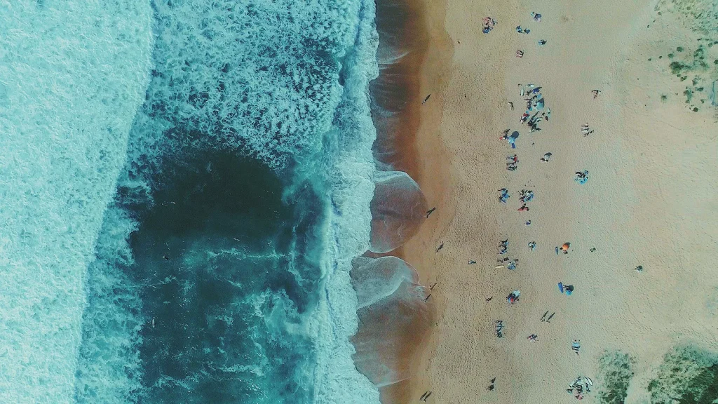 la plage de la piste à Capbreton