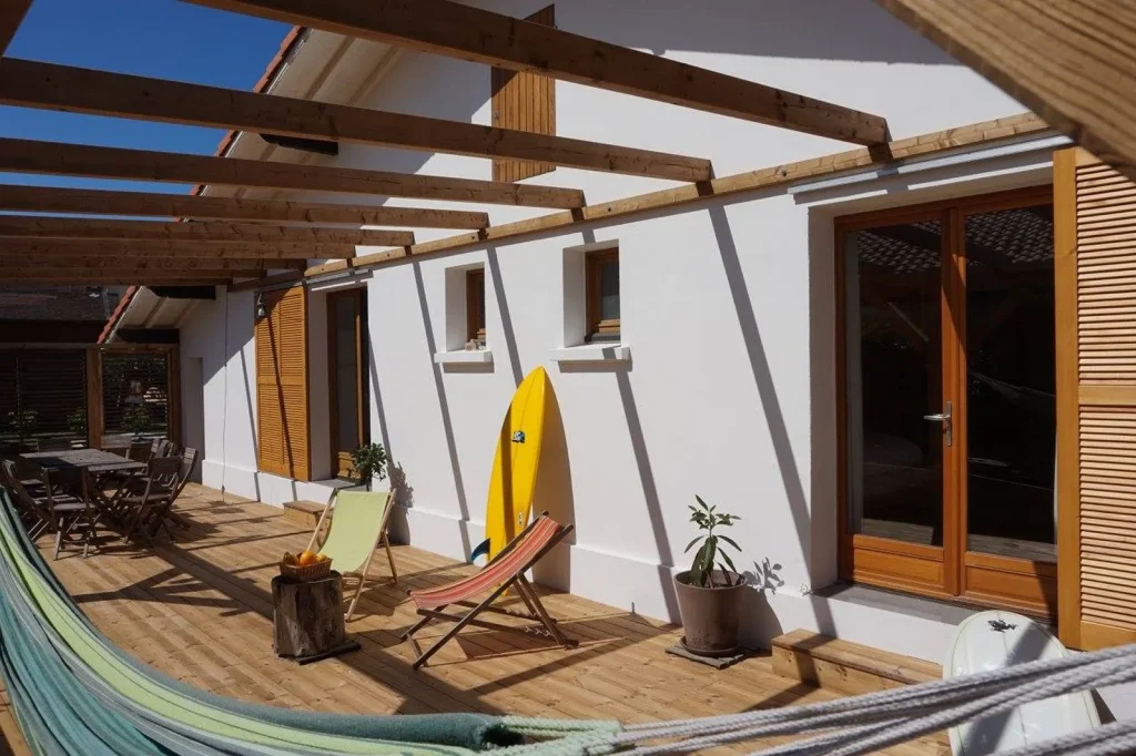 un surfhouse à vieux Boucau dans les Landes