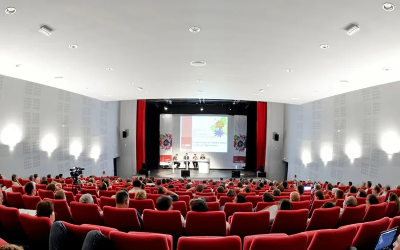 l'auditorium du centre de séminaire de Moliets-et-Maâ dans les Landes pour vos séminaire et réunions d'entreprise.