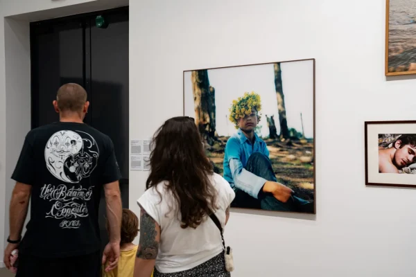 Visite d'une exposition au Parcc, Centre d'Art de Labenne.