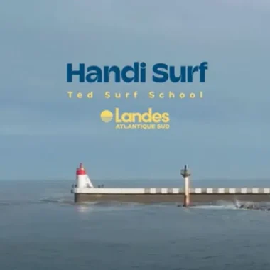 Handisurf avec ted surf school à Capbreton