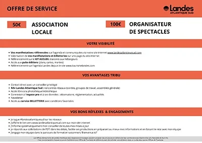 Je suis une association ou un organisateur de spectacles