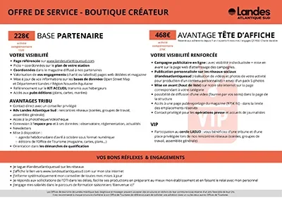 Je suis une boutique de créateurs ou gourmande