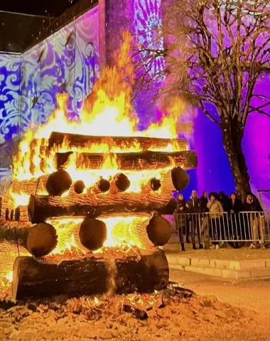 Embrasement de la Torèle le 24 décembre à Capbreton