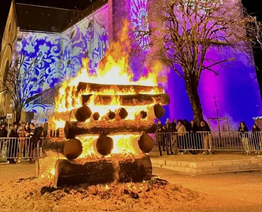 Embrasement de la Torèle le 24 décembre à Capbreton