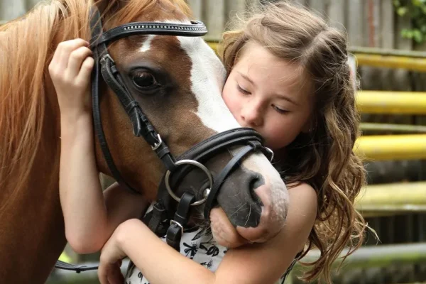 une balade à poney pour les enfants en landes atlantique sud.