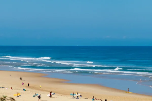 Plage de Messanges dans les Landes