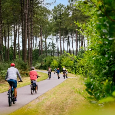 A vélo sur l'Itinérêve à Soustons