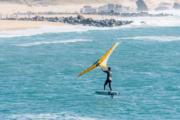 Wing foil sur l'Océan à Capbreton