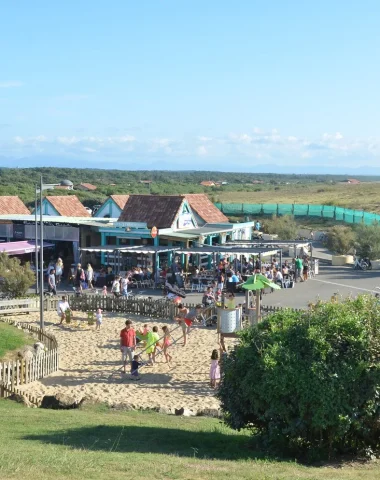 l'esplanade de la plage de Labenne Océan