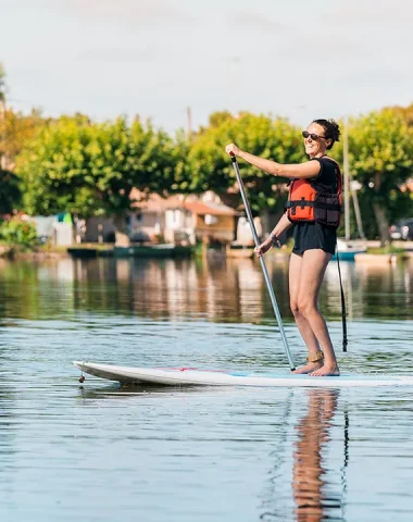 Paddle sur le lac de Soustons