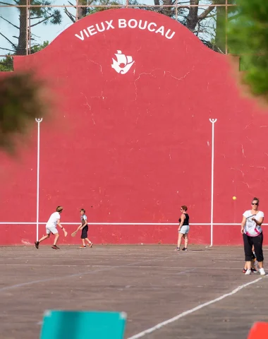 Le fronton de pelote basque de Vieux Boucau