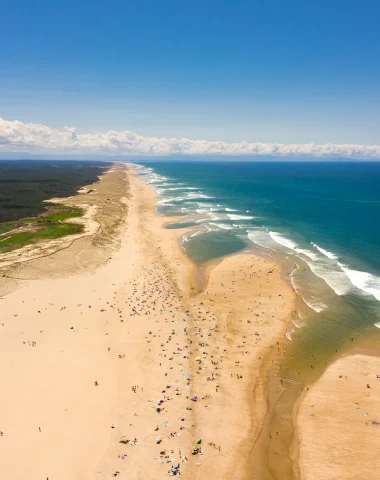 La plage de Moliets