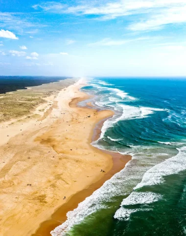 La plage océane de Soustons plage