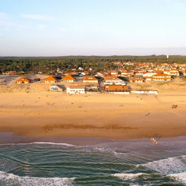 La plage centrale à Vieux-Boucau