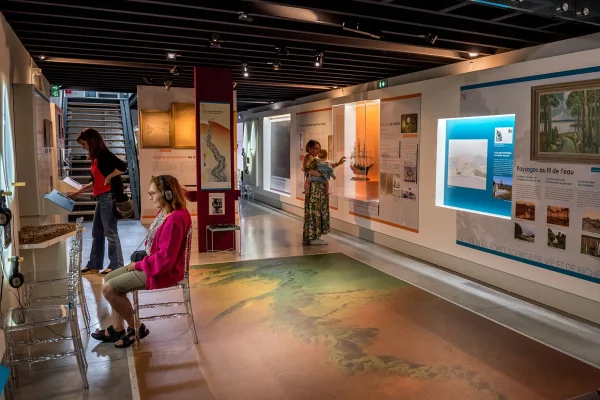 salle expo de la maison de l'oralité et du patrimoine de Capbreton